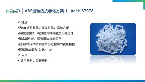 利安隆在ABS技術(shù)研討會(huì)上展示抗老化新方案